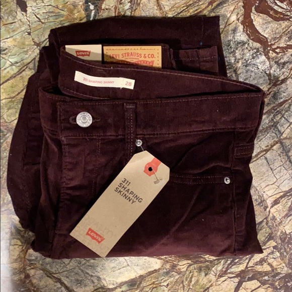 levi's 311 shaping skinny corduroy pants